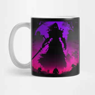 Necropunk warrior art Mug